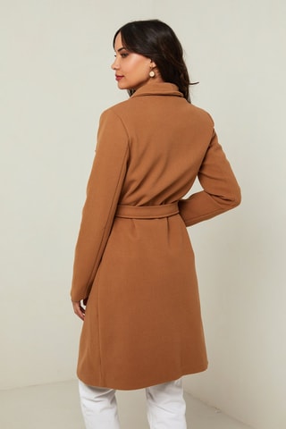 Manteau droit - Camel