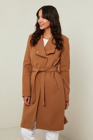 Manteau droit - Camel