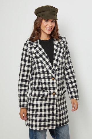 Manteau droit - Noir