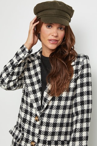 Manteau droit - Noir