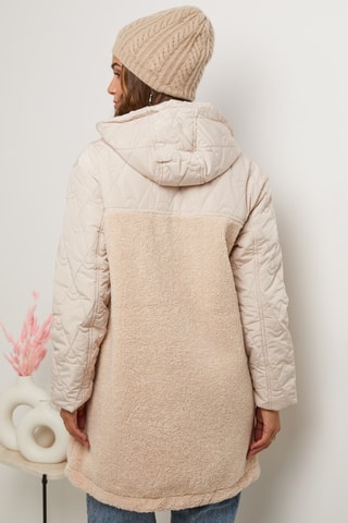 Parka droite - Beige