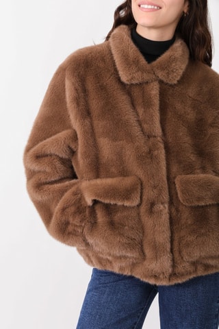 Veste droite - Marron