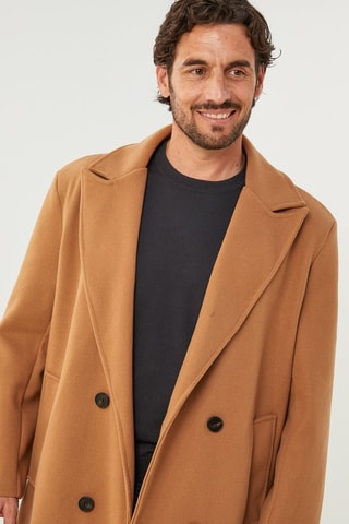 Manteau droit - Camel