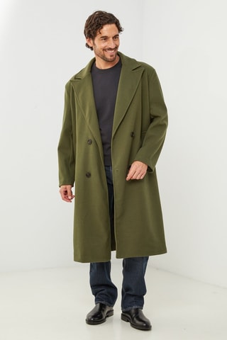 Manteau droit - Kaki