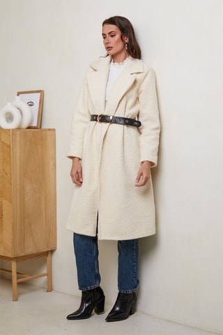 Manteau ajusté - Écru