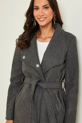 Manteau droit - Anthracite