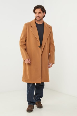 Manteau droit - Camel