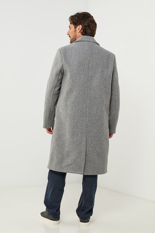 Manteau droit - Gris