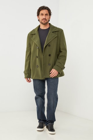 Manteau droit - Kaki