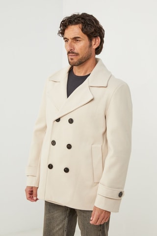 Manteau droit - Beige