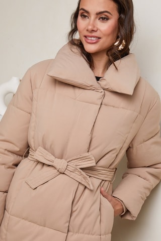 Blusão comprido  - Camel