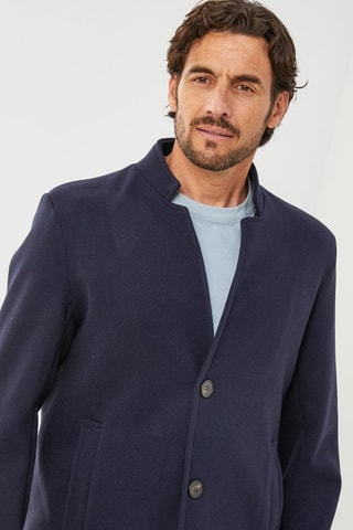 Manteau droit - Bleu marine