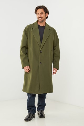 Manteau droit - Kaki
