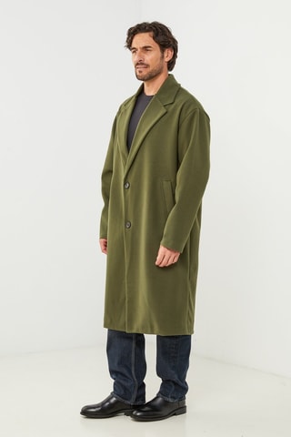Manteau droit - Kaki