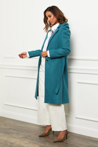 Manteau ajusté - Bleu