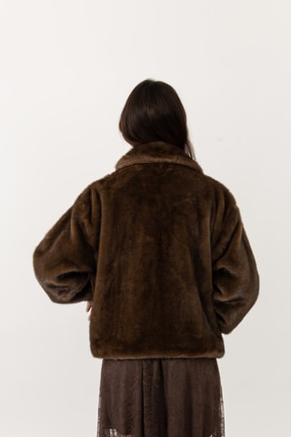 Veste droite - Marron