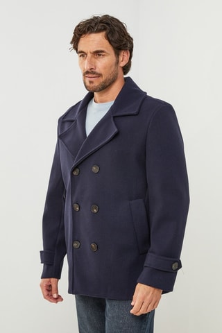 Manteau droit - Bleu marine
