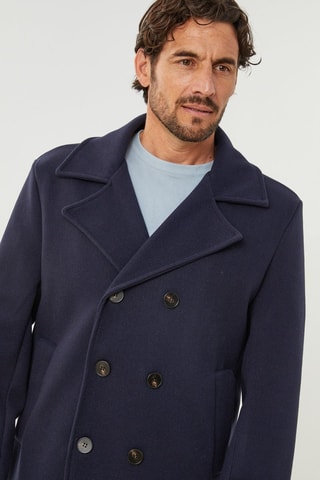 Manteau droit - Bleu marine