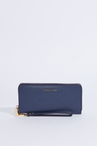 Cartera de piel - Azul marino