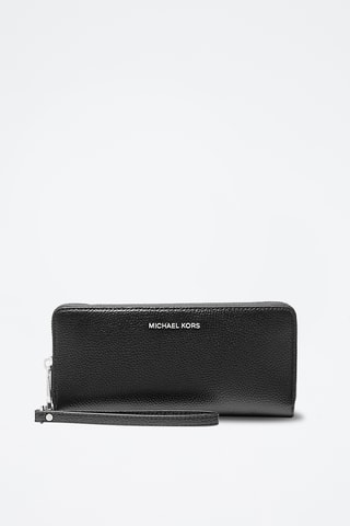 Cartera de piel - Negro