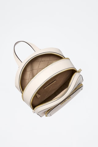 Mochila de piel Jaycee - Crema