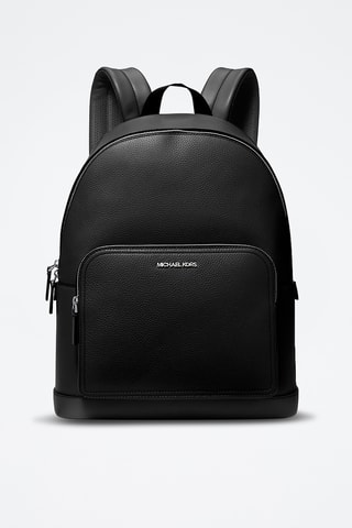 Mochila de piel Cooper - Negro