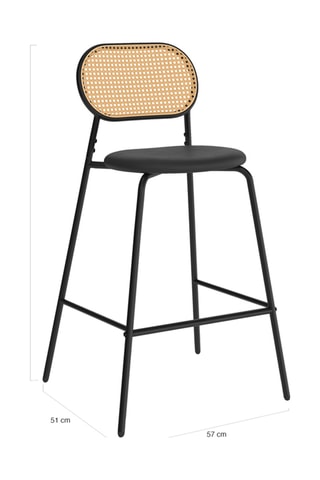 2 taburetes Clarisse - 56 x 51 x 102 cm