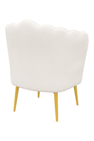 Fauteuil Arielle - Velours - 46 x 46 x 22 cm