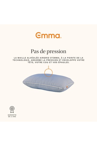 2 oreillers Original Confort Elite Emma - 3 kg - Blanc