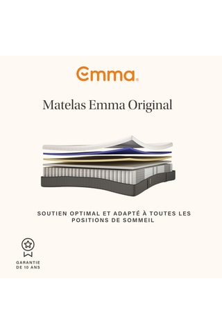 Matelas Original et protège-matelas Imperméable Emma