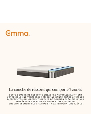 Matelas Original Pro, lit One Cocoon Lite et 2 oreillers Premium Cool Emma