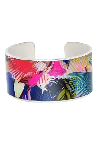 Pulsera L'oiseau fleur Chapado en plata