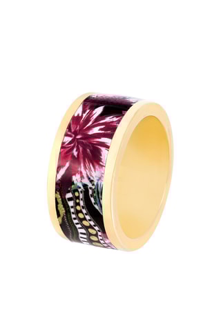 Anillo Ocean Bloom - Dorado