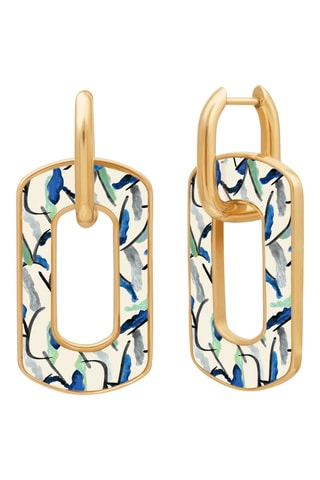 Pendientes Sunflower à Charleston - Dorado