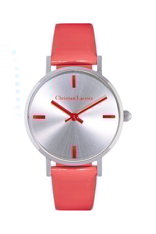 Reloj de cuarzo Miyota 2025 - Coral y plateado