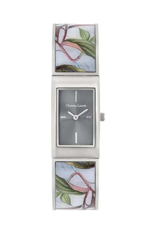 Reloj de cuarzo de acero Atlantis - Plateado y verde