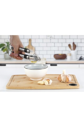 Roestvrijstalen Knoflookpers