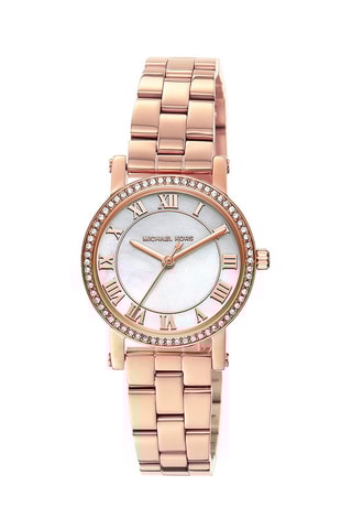 Orologio al quarzo in acciaio Norie - Dorato rosa