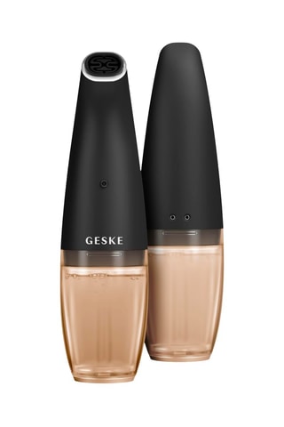 Nettoyeur visage en silicone - Marron et noir