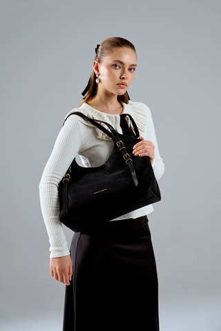 Borsa a spalla Cremona - Nero