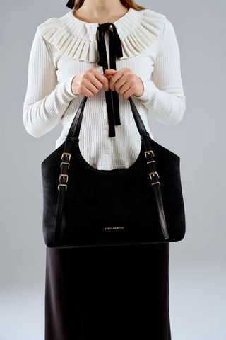 Borsa a spalla Cremona - Nero