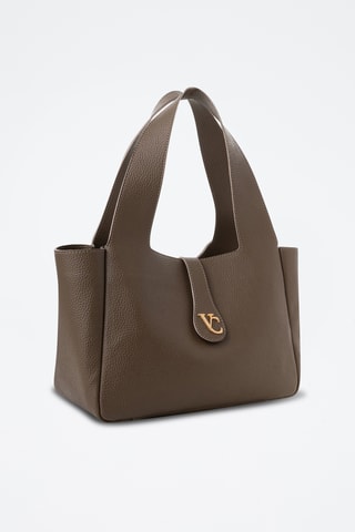 Borsa a spalla L'Aquila - Taupe