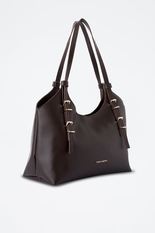 Borsa a spalla Cremona - Marrone scuro