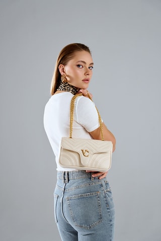 Borsa a spalla Lucca - Beige