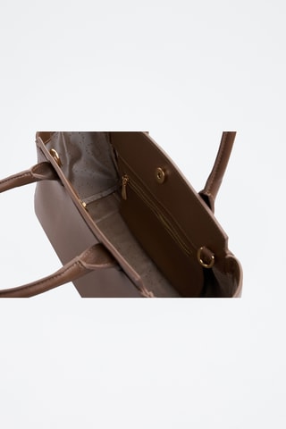 Borsa a mano Messina - Cammello