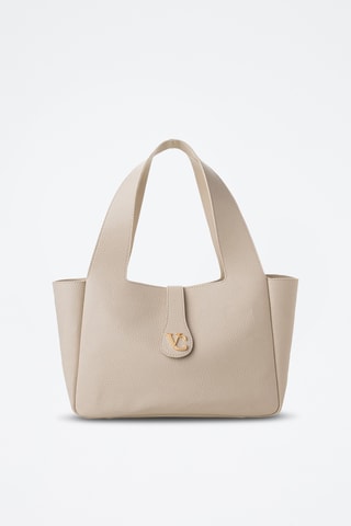 Borsa a spalla L'Aquila - Beige