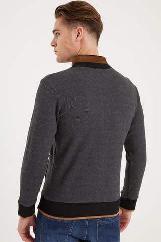 Vest - Bruin en grijs