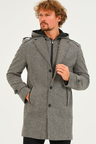 Manteau en laine - Gris