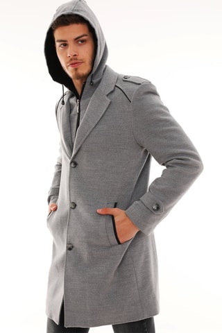 Manteau en laine - Gris