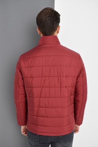 Gewatteerde Jas - Rood